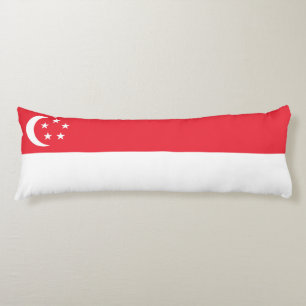 Singapore vlag lichaamskussen