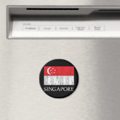 Singapore-vlag Magneet (Insitu (Vaatwasser))