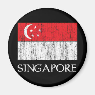 Singapore-vlag Magneet