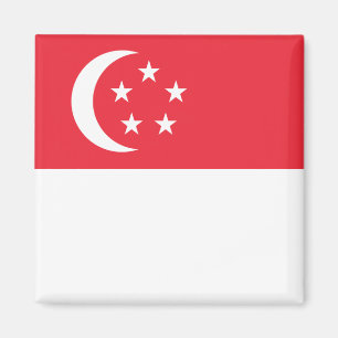 Singapore-vlag Magneet