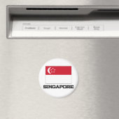 Singapore-vlag Magneet (Insitu (Vaatwasser))
