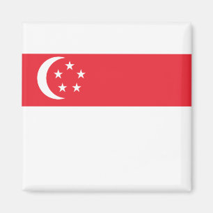 Singapore-vlag Magneet