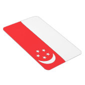 Singapore-vlag Magneet (Rechterzijde)
