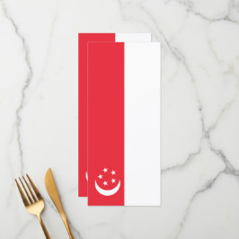 Singapore vlag menu