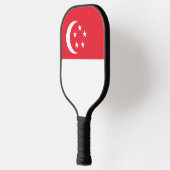 Singapore vlag pickleball paddle (Links)