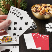Singapore-vlag Pokerkaarten (Insitu)
