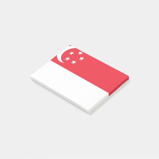Singapore-vlag Post-it® Notes (Schuin)