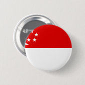 Singapore-vlag Ronde Button 5,7 Cm (Voorkant /achterkant)