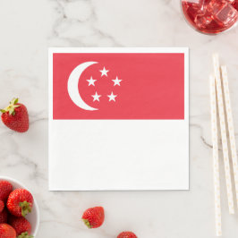 Singapore vlag servet