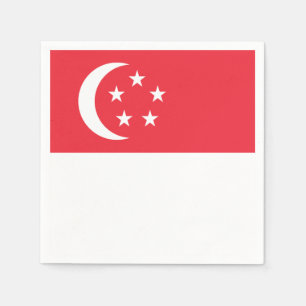 Singapore-vlag Servetten