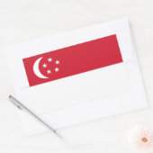 Singapore vlag Sticker (Envelop)