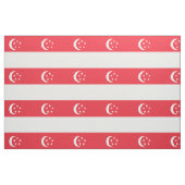 Singapore vlag stof (Fat Quarter)