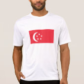 Singapore vlag t-shirt (Voorkant)