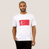 Singapore vlag t-shirt (Voorkant volledig)