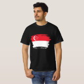 Singapore vlag t-shirt (Voorkant volledig)