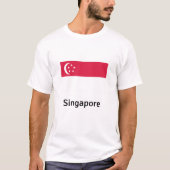 Singapore-vlag T-shirt (Voorkant)