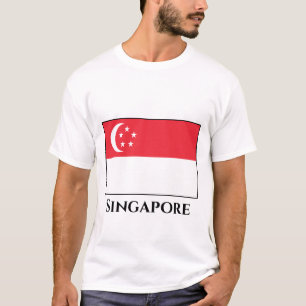 Singapore-vlag T-shirt