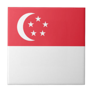 Singapore vlag tegeltje