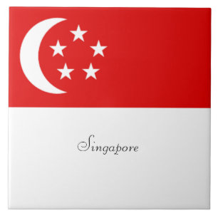 Singapore-vlag Tegeltje