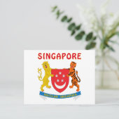 SINGAPORE-wapenstilstand Briefkaart (Staand voorkant)