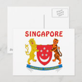 SINGAPORE-wapenstilstand Briefkaart (Voorkant / Achterkant)