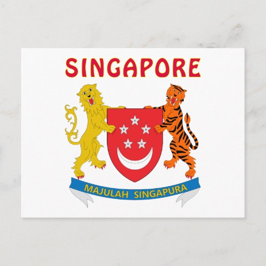 SINGAPORE-wapenstilstand Briefkaart (Voorkant)
