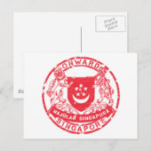 Singapore wapenstilstand briefkaart (Voorkant / Achterkant)