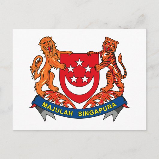 Singapore wapenstilstand briefkaart (Voorkant)
