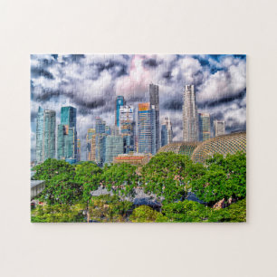 Singapore Wolkenkrabbers . Legpuzzel