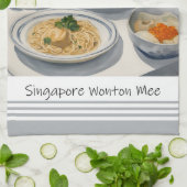 Singapore Wonton Mee Keukenhanddoek (Gevouwen)