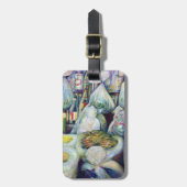 Singapore's zongedroogde aroma's bagagelabel (Voorkant verticaal)