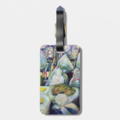 Singapore's zongedroogde aroma's bagagelabel (Achterkant verticaal)