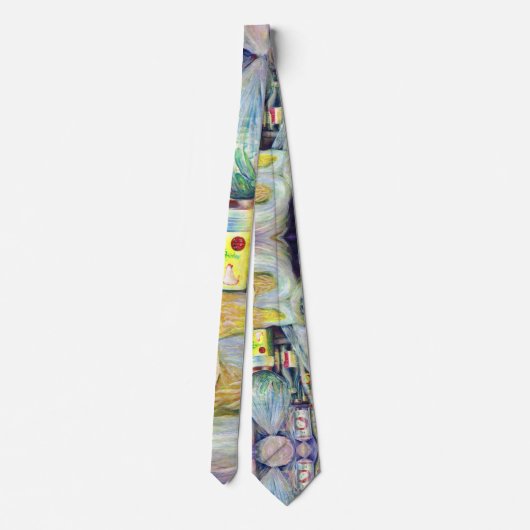 Singapore's zongedroogde aroma's stropdas (Achterkant)