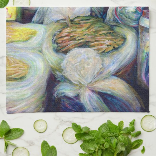 Singapore's zongedroogde aroma's theedoek (Gevouwen)