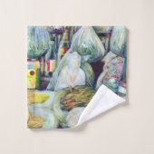 Singapore's zonnegedroogde aroma's bad handdoek (Wasdoekje)