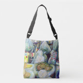 Singapore's zonnegedroogde aroma's crossbody tas (Voorkant)