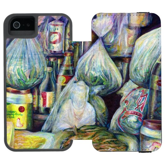 Singapore's zonnegedroogde aroma's incipio iPhone portemonnee hoesje (Agenda Open)