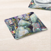 Singapore's zonnegedroogde aroma's kartonnen onderzetters (Schuin)