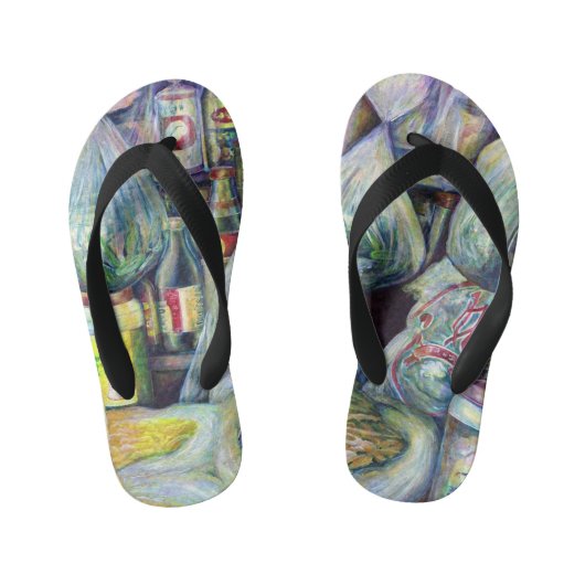 Singapore's zonnegedroogde aroma's kinder teenslippers (Voetbed)