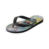 Singapore's zonnegedroogde aroma's kinder teenslippers (Schuin)