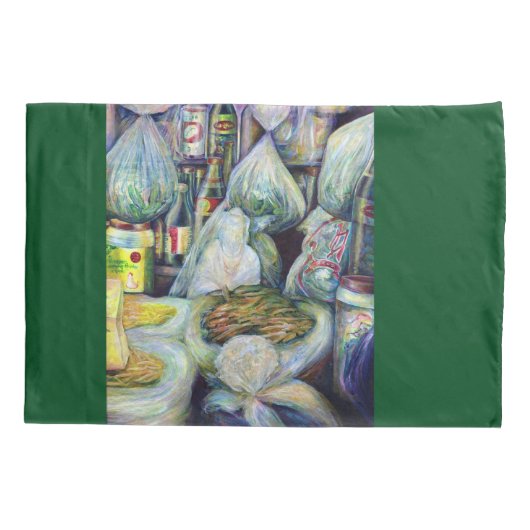 Singapore's zonnegedroogde aroma's kussensloop (Achterkant)