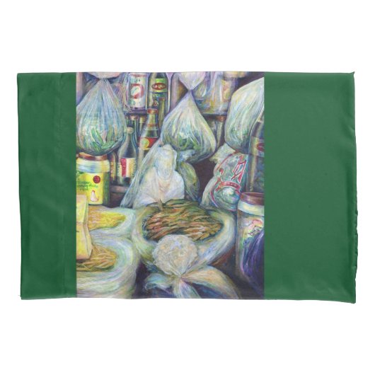 Singapore's zonnegedroogde aroma's kussensloop (Voorkant)