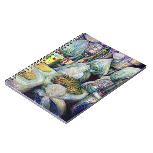 Singapore's zonnegedroogde aroma's notitieboek (Linkerzijde)