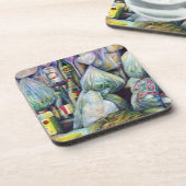 Singapore's zonnegedroogde aroma's onderzetter (Linkerzijde)