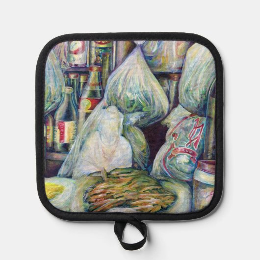 Singapore's zonnegedroogde aroma's pannenlap (Voorkant)