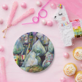 Singapore's zonnegedroogde aroma's papieren bordje (Feest)