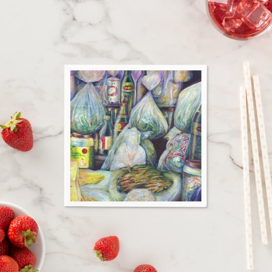 Singapore's zonnegedroogde aroma's servetten (Insitu)