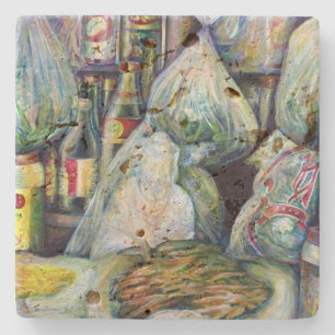 Singapore's zonnegedroogde aroma's stenen onderzetter