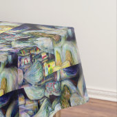 Singapore's zonnegedroogde aroma's tafelkleed (Voorbeeld)