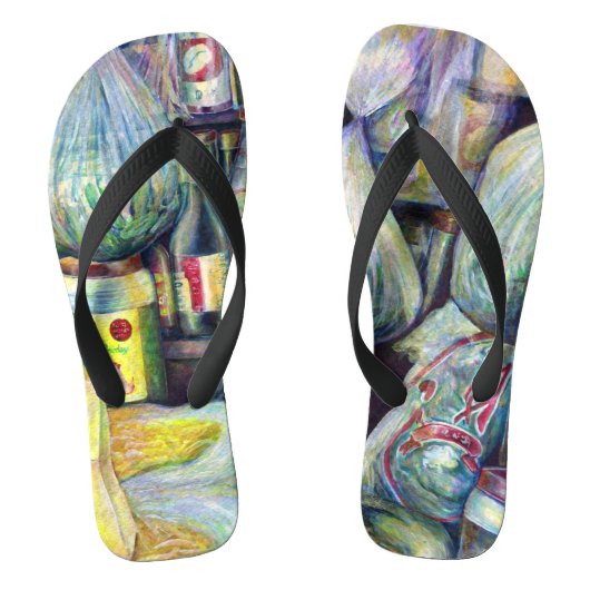 Singapore's zonnegedroogde aroma's teenslippers (Voetbed)